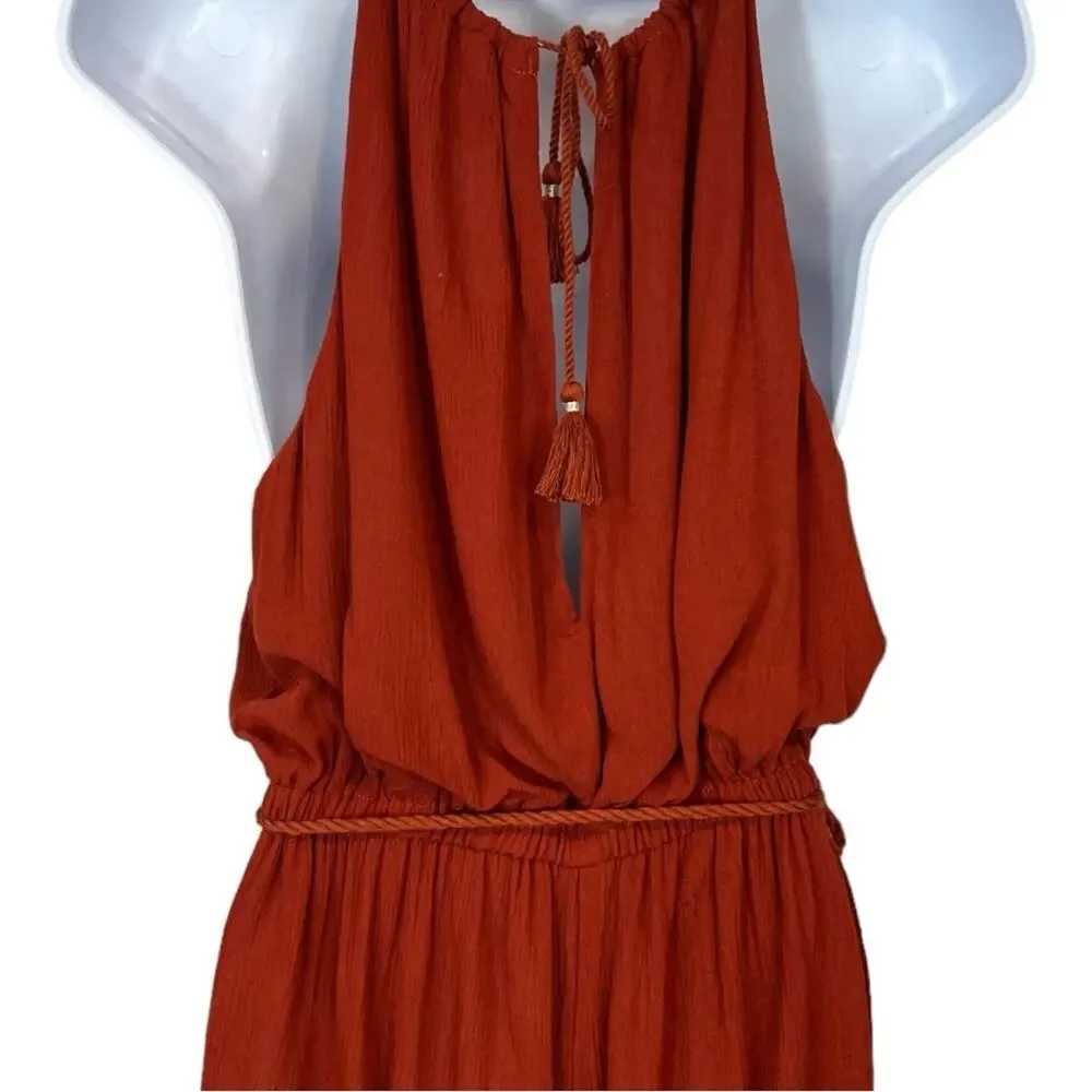 Anthropology Elevenses Burnt Orange North Beach Jumpsuit NWT - Picture 13 of 16